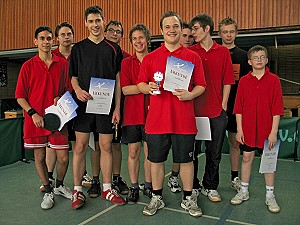 Alle Teilnehmer der Jugendkonkurenz incl. dem Sieger Timo Deussen